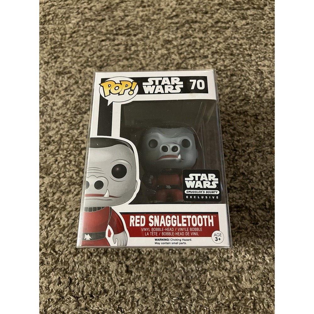 Funko Pop Star Wars Red Snaggletooth 70 Smugglers‎ Bounty Exclusive Bobble-Head